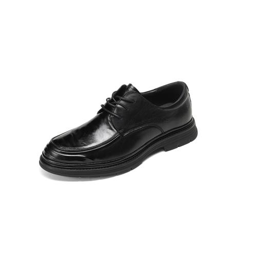 西村名物2025年秋季新款商务休闲正装皮鞋男系带百搭通勤单鞋T15CV31161 商品图6