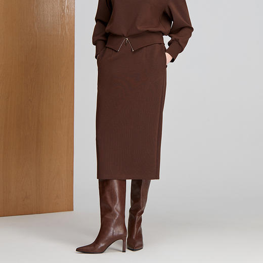 EITIE爱特爱休闲直筒包容性强半身裙8306010 商品图2