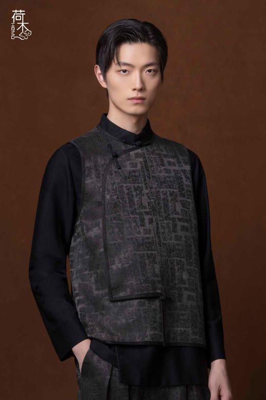 荷木HEMU丨青云行·[MEN]马甲 商品图1