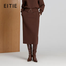 EITIE爱特爱休闲直筒包容性强半身裙8306010
