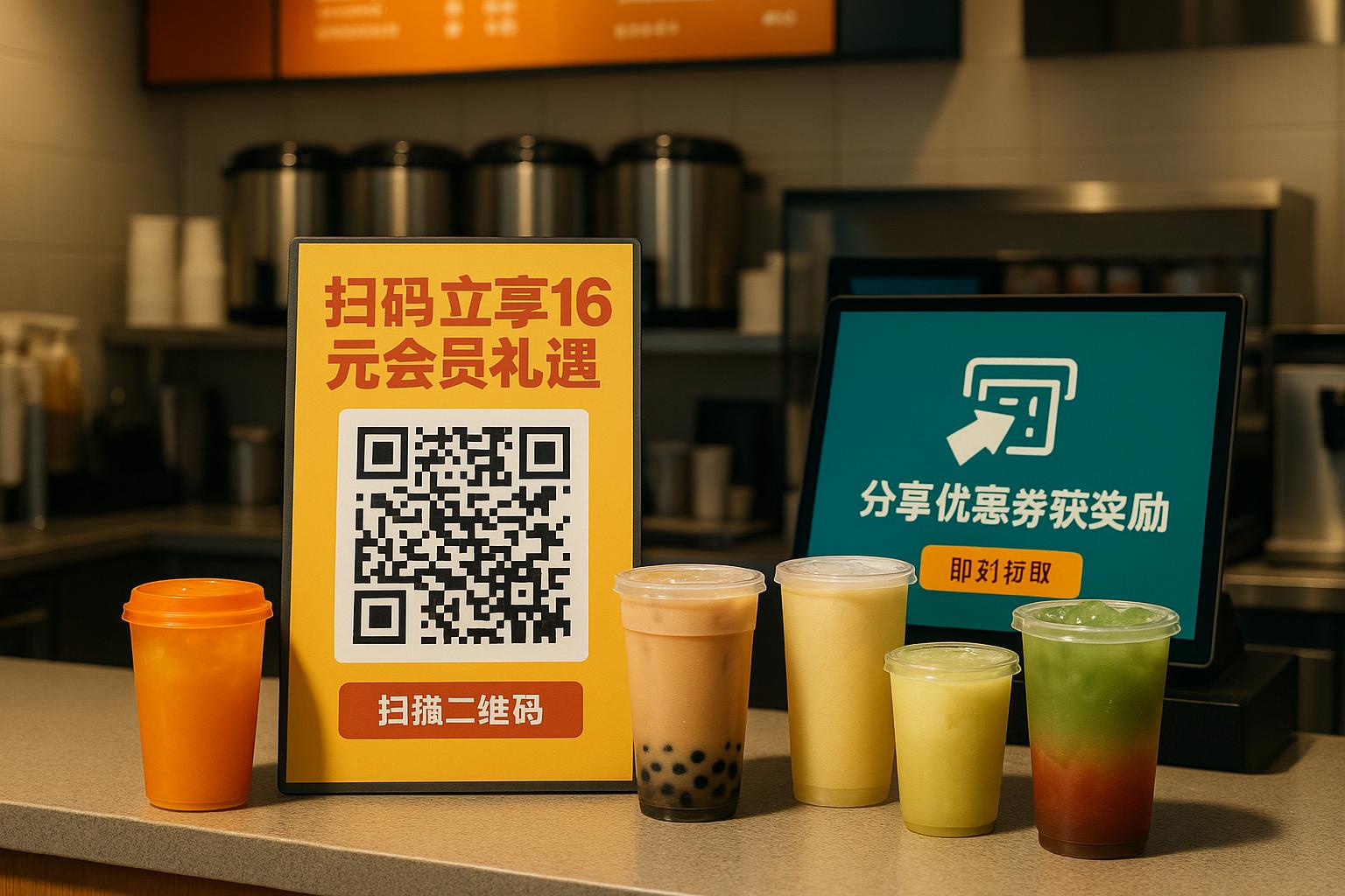 奶茶店怎么用共享裂变吸引新会员？