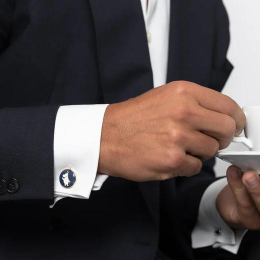 北京仓｜Skultuna-Moomin 联名款-绅士的姆明pappa 袖扣［瑞典设计师］ 商品图7