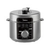 美的电压力锅(510669)机械旋钮5升6升大容量开盖煮压力锅14重安全保护易拆洗密封圈排气阀千瓦猛火力高压锅 MY-E5329 大容量双胆 5L 商品缩略图2