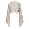 Missoni - Crop top with wide sleeves - Multicoloured - 女装 - 短上衣 - 多色 商品缩略图1