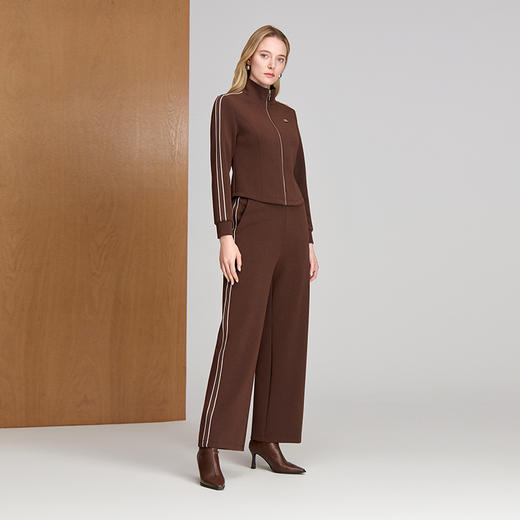 EITIE爱特爱宽松直筒松紧腰休闲裤8305011 商品图1