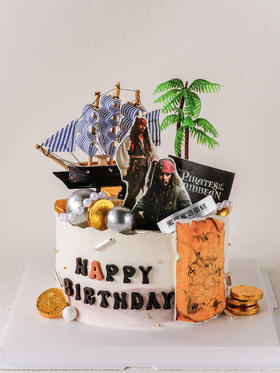 定制款蛋糕 - 加勒比海盗