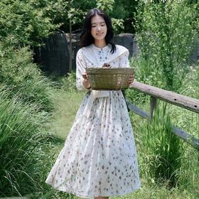 飞鸟和新酒 碎花连衣裙/件 (XS/S/M/L 尺码备注）