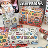 可爱卡通涂鸦礼品包装纸 腾亿联名原创款创意包装纸高颜值外包装纸打包纸50*70cm/张 商品缩略图1