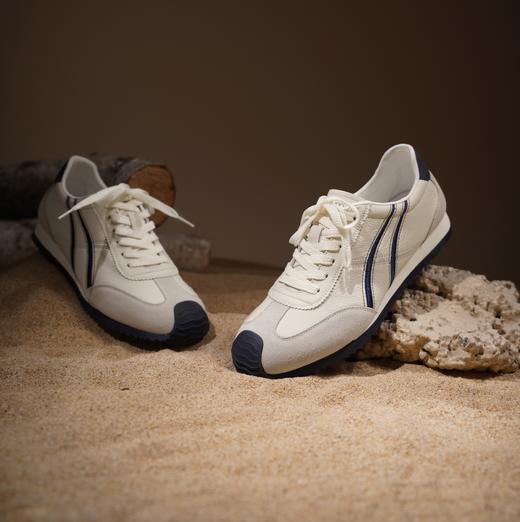 西村名物2025年秋季新款系带平底复古薄底休闲百搭运动德训鞋男T15CW31081 商品图0