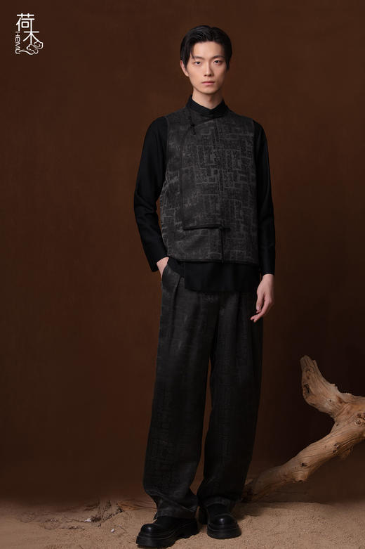 荷木HEMU丨青云行·[MEN]马甲 商品图0