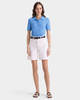 Sporty & Rich - Src Ribbed Polo - Juniper - 女装 - Polo衫 - 蓝色 商品缩略图1
