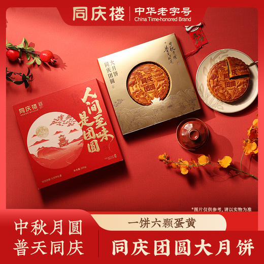 同庆团圆大月饼1饼500g/盒【BH】【TQL】 商品图4