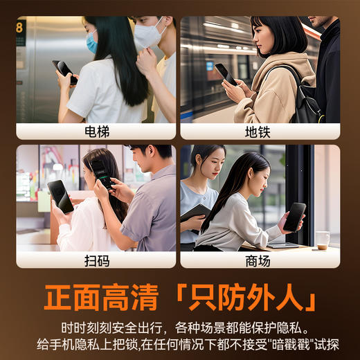 倍思康宁防窥钢化膜适用 iPhone12-17系列苹果手机膜保护膜 防尘防指纹防摔高清膜全覆盖 无尘仓贴膜（单片装） 商品图9