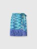 MISSONI - Wrap Skirt - Fringes and Faded Stripes - 女装 - 短裙 - 条纹 商品缩略图0