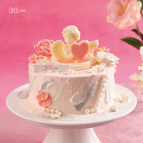 爱神倾心·白桃乌龙鲜果奶油蛋糕