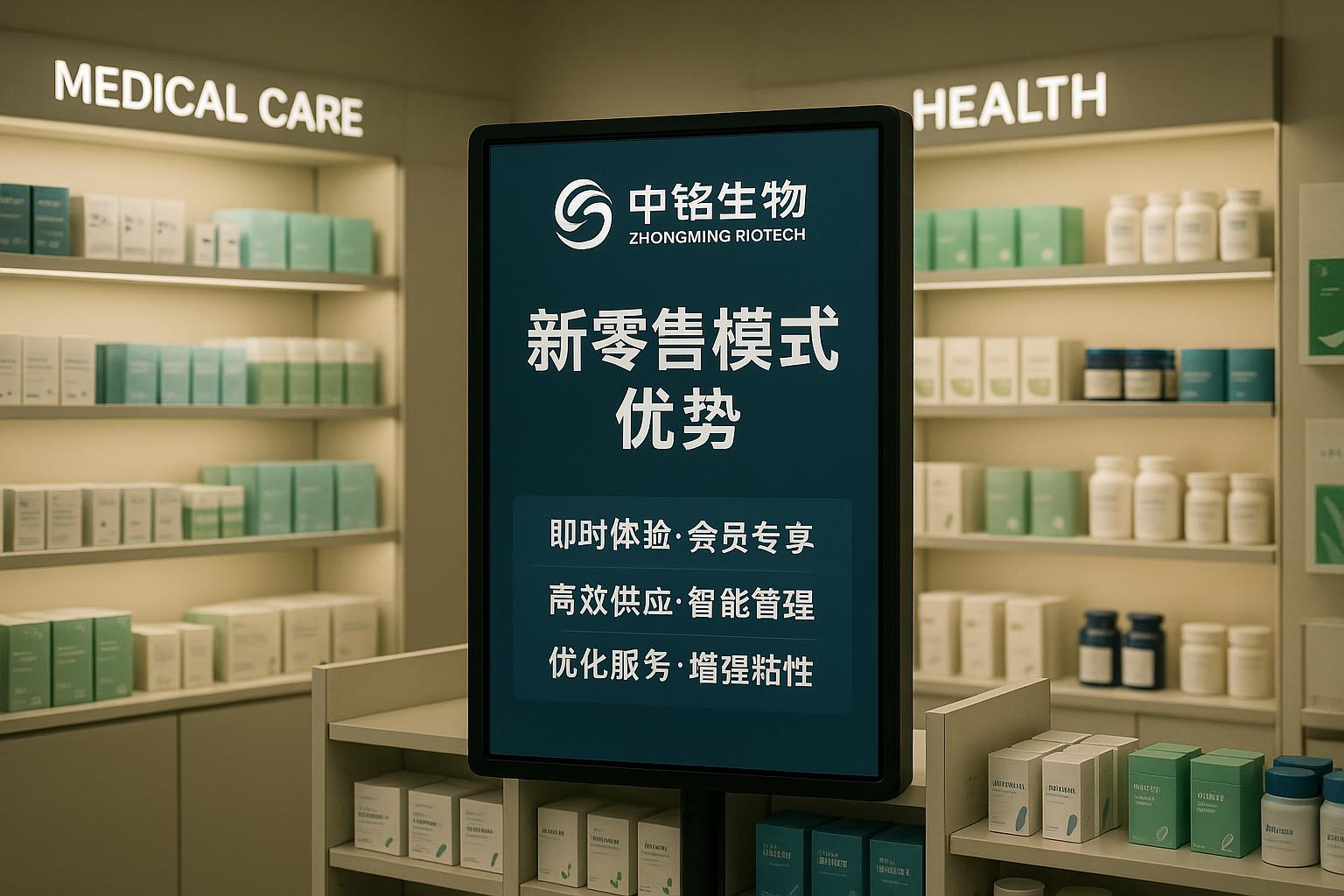 中铭生物如何实现线上线下融合？
