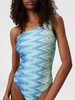 MISSONI - One-Shoulder Swimsuit - Faded Stripes - 女装 - 连体泳衣 - 条纹 商品缩略图4
