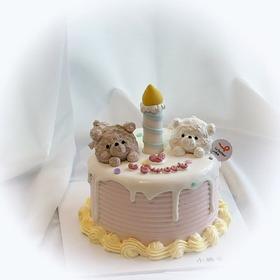 暖心熊熊·奶油蛋糕