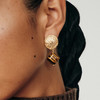 马君妍同款lost in echo早秋新款异域金属太阳珍珠吊坠耳环耳饰女 商品缩略图3