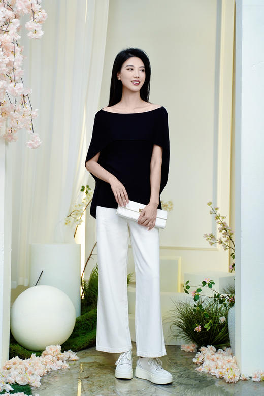 现货 臣禾	【披肩针织衫】设计感上衣	JZ253090375 商品图4