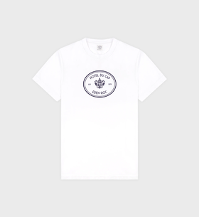 Sporty & Rich - Eden Crest T-Shirt - White - 女装 - T恤 - 白色