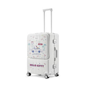 银座GINZA TRAVEL x Hello Kitty联名系列 24寸前开盖铝框箱6661K