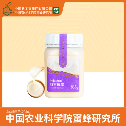 中蜜1500 椴树雪蜜500g 自然洁晶 绵密清甜 农科院蜜蜂研究所出品 有效期至2026-10-03 商品图0