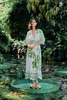 Farm Rio - Green Floral Cascade - Off White - 女装 - 连身裙 - 米白色 商品缩略图5