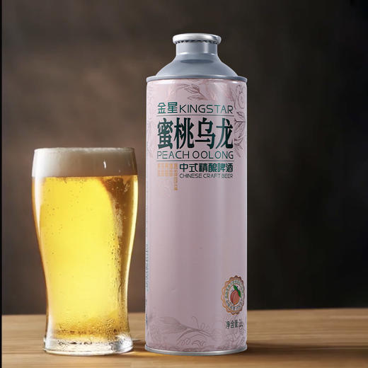 【整箱】金星蜜桃乌龙中式精酿啤酒茶啤 1L*6瓶 商品图3