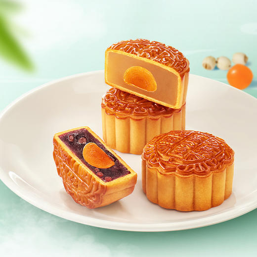 广州酒家低升糖（低GI）月饼 [礼御团圆] 商品图2