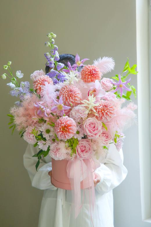 法式花园风花桶樱花石蕊 商品图0