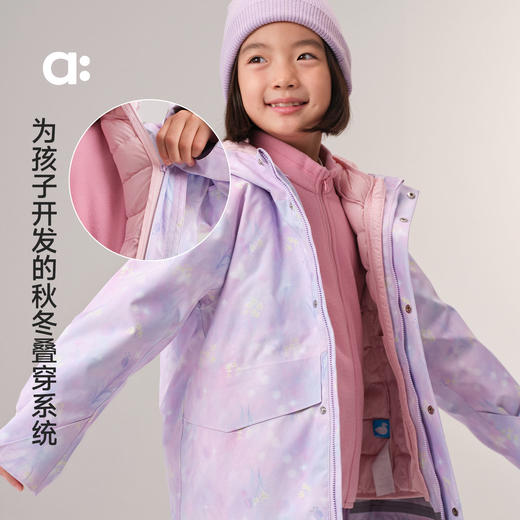allblu幼岚【聪明叠层】儿童透汽冲锋衣A类男童女童25新款外套ZY 商品图1