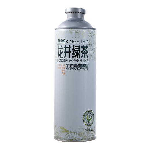 金星（毛尖+龙井+茉莉+蜜桃乌龙）精酿啤酒茶啤1L*4瓶 商品图1