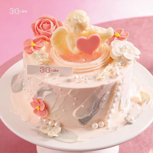 爱神倾心·白桃乌龙鲜果奶油蛋糕 商品图2