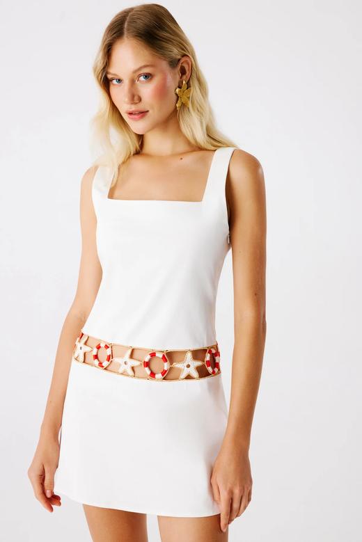 My Beachy Side - Maris Mini Dress - Ivory - 女装 - 连身裙 - 象牙白 商品图3