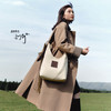 马君妍同款lost in echo早秋新款通勤超大帆布牛皮单肩斜挎托特包 商品缩略图0