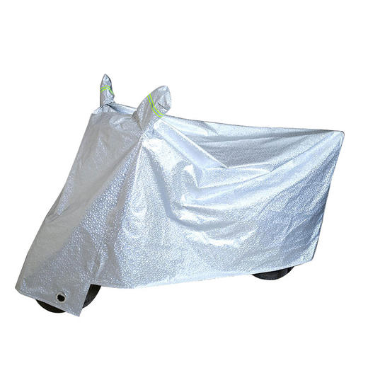电动车防雨罩 遮阳防风防尘电瓶车雨防暴晒铝膜加厚摩托车衣通用车衣1件 商品图4