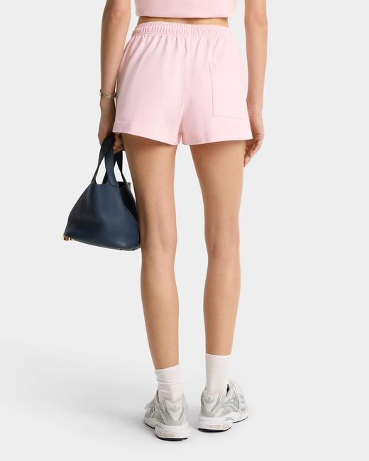 Sporty & Rich - Eden Crest Embroidered Short - Pink Dolphin - 女装 - 短裤 - 粉色 商品图4