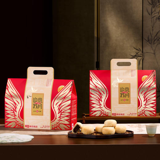 华美迎凤苏月·迎凤团圆月饼415克 [礼御团圆] 商品图1