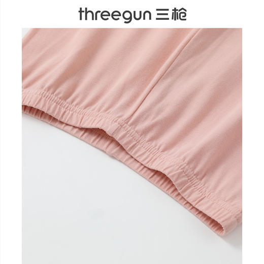 Threegun三枪 舒柔轻薄弹力棉圆领女士内衣套-T20044D02 商品图7