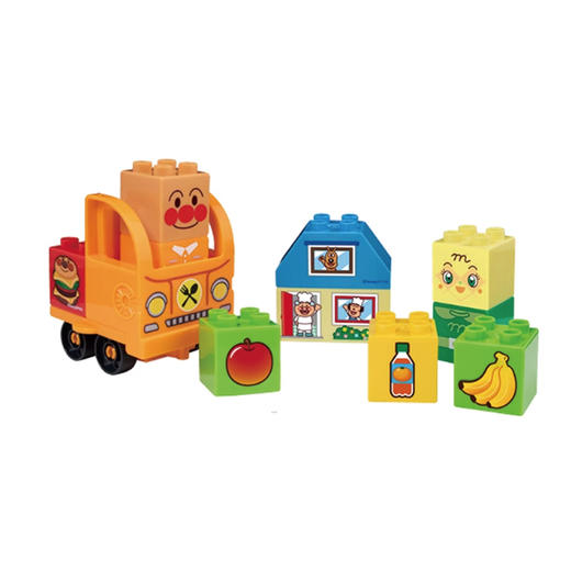 万代 Bandai 面包超人积木人偶套装- 面包超人与外卖BANC550007 商品图0