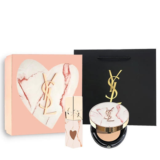 YSL圣罗兰粉气垫B10+唇釉442套装（12g+5.5ml） 商品图0