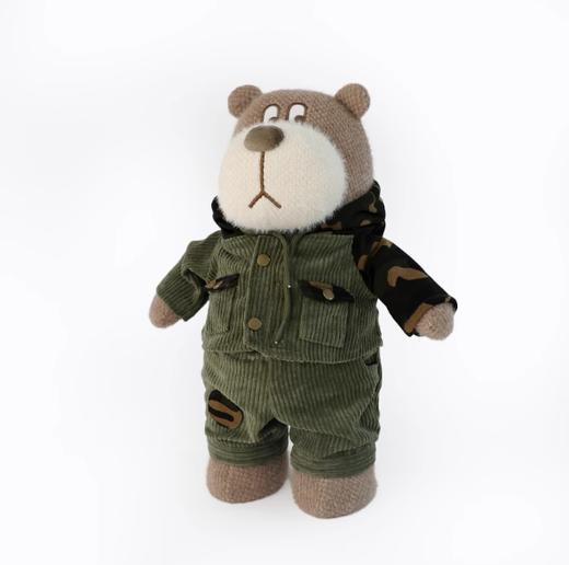 小熊汉斯迷彩服套装绿色 商品图0