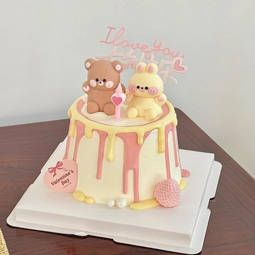 【恋爱物语】幸福的日子里有你-水果夹心生日蛋糕 商品图0