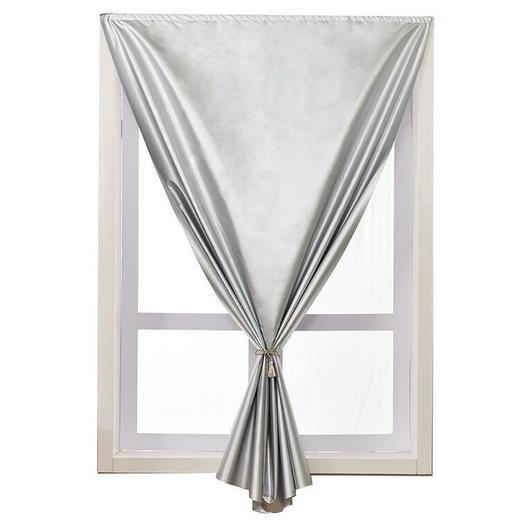 全遮光魔术贴窗帘 免打孔安装布卧室遮阳帘飘窗防晒隔热挡光防紫外线出租房宿舍 商品图4