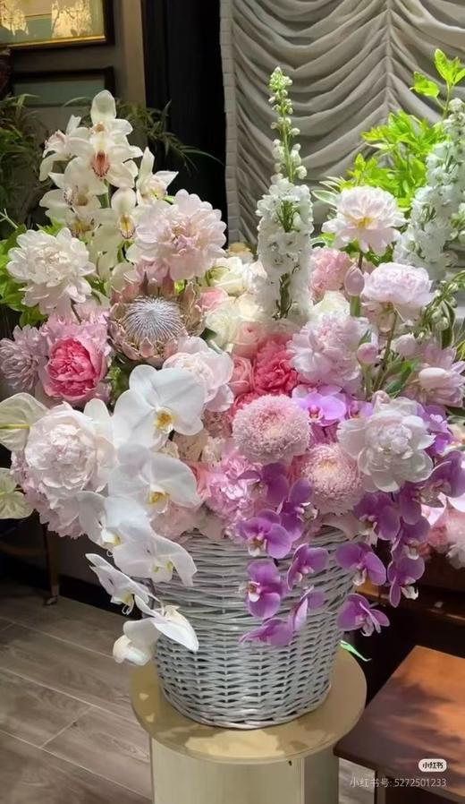 藤编大花篮    七夕抱抱桶 商品图0