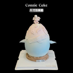 🎀【云端梦境】破壳天使蛋糕｜渐变粉蓝·羽翼礼赞 🕊️