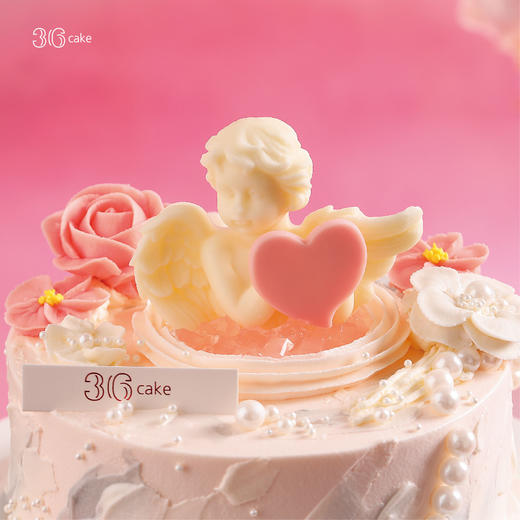 爱神倾心·白桃乌龙鲜果奶油蛋糕 商品图1
