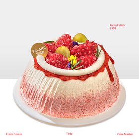 【石榴红了】甄选当季突尼斯软籽石榴 石榴山竹酸奶蛋糕