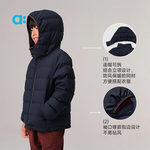 【秋Vol.5】allblu幼岚【红嘴雁】厚版轻羽绒儿童羽绒服A类防泼水蓬松保暖ZY 商品图4